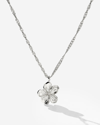 Flora Necklace Silber