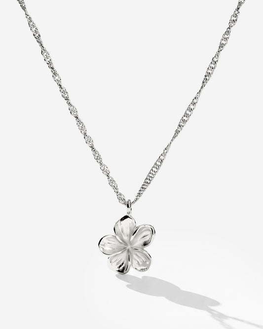 Flora Necklace Silber
