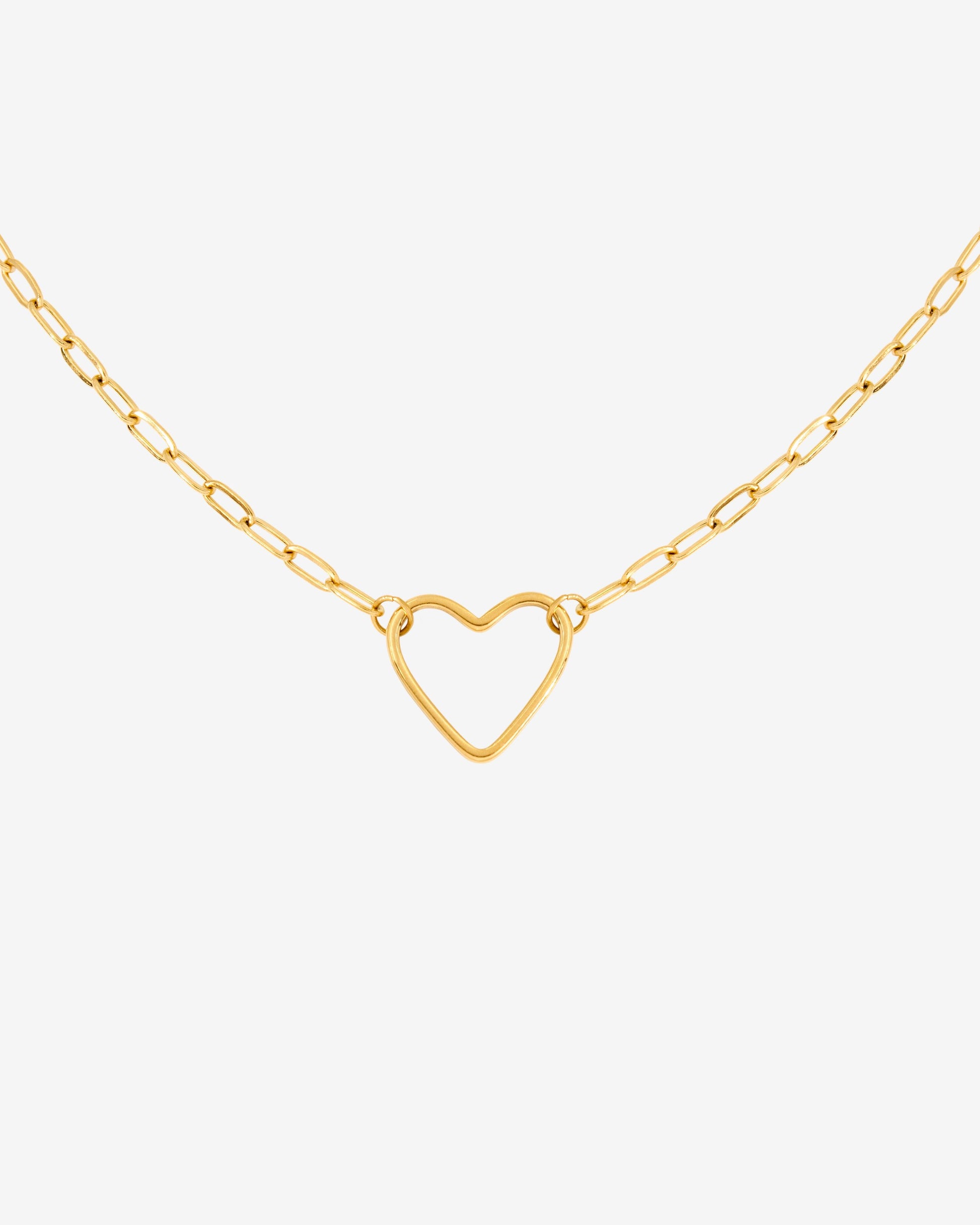 Loving Heart Necklace Gold