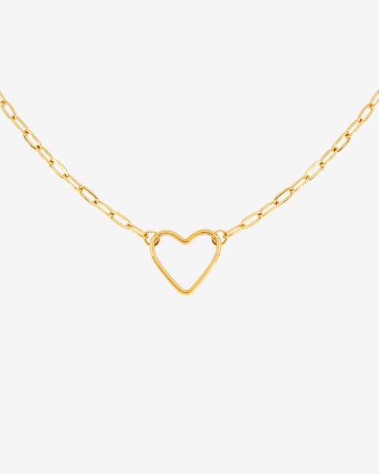Loving Heart Necklace Gold