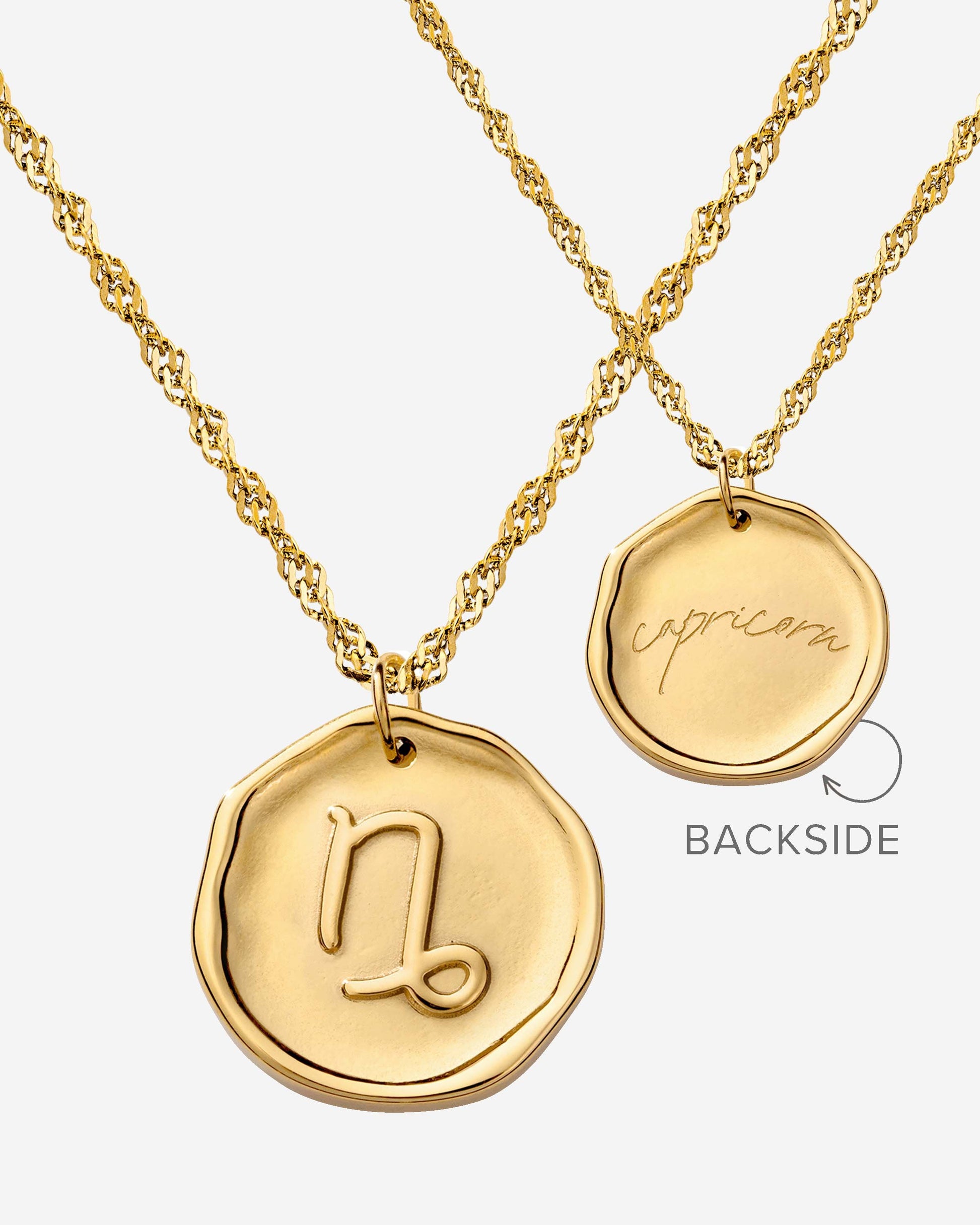 Zodiac Necklace Gold