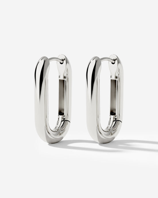 Chunky Oval Hoops Small