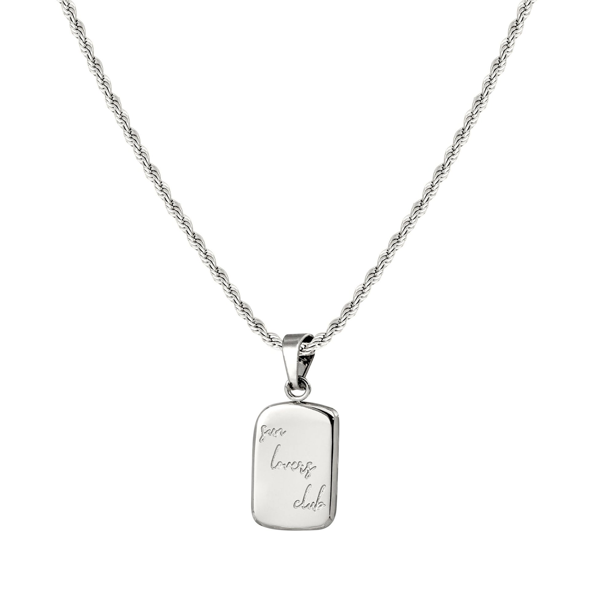 Sun Lover Pendant Necklace Silber