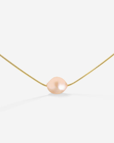 Blush Pearl Choker Gold