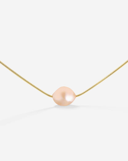 Blush Pearl Choker Gold