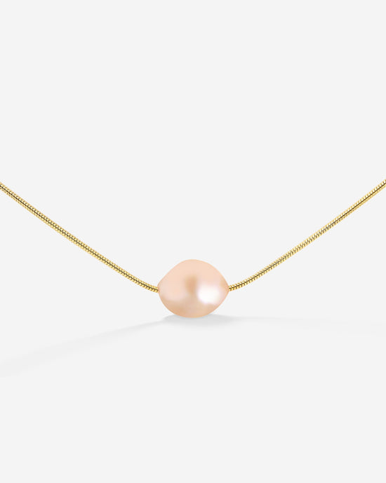 Blush Pearl Choker Gold
