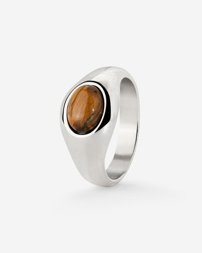 Tiger's Eye Ring Silber