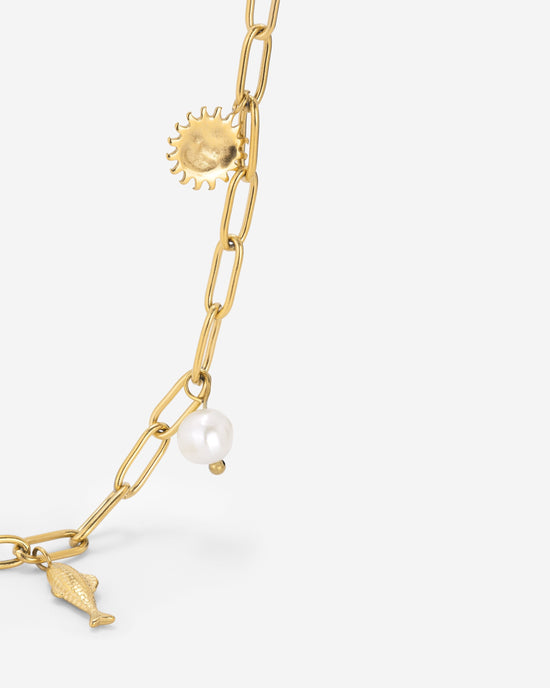 Seaside Treasures Necklace Gold