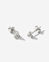 Luz Studs Silber