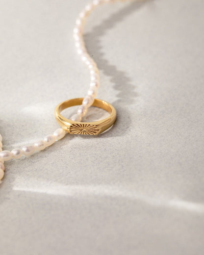 Rise & Shine Ring Silber