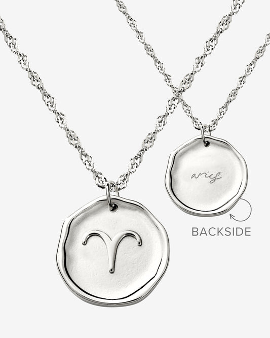 Zodiac Necklace Silber