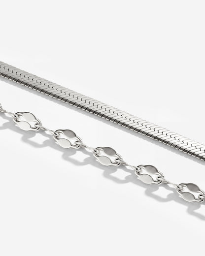 Aligned Double Bracelet