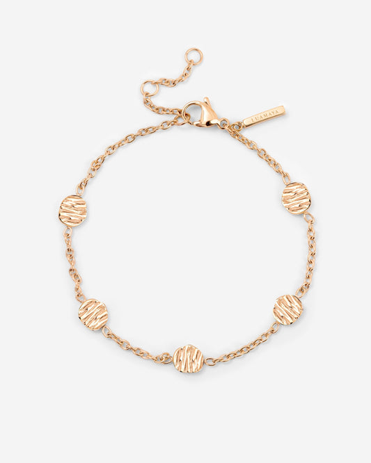 Boho Coin Bracelet Roségold