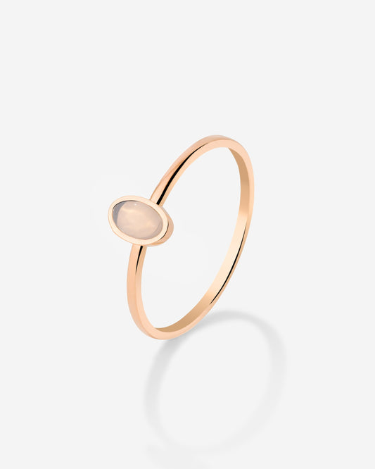 Oval Ring Roségold