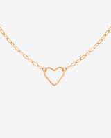 Loving Heart Necklace Roségold