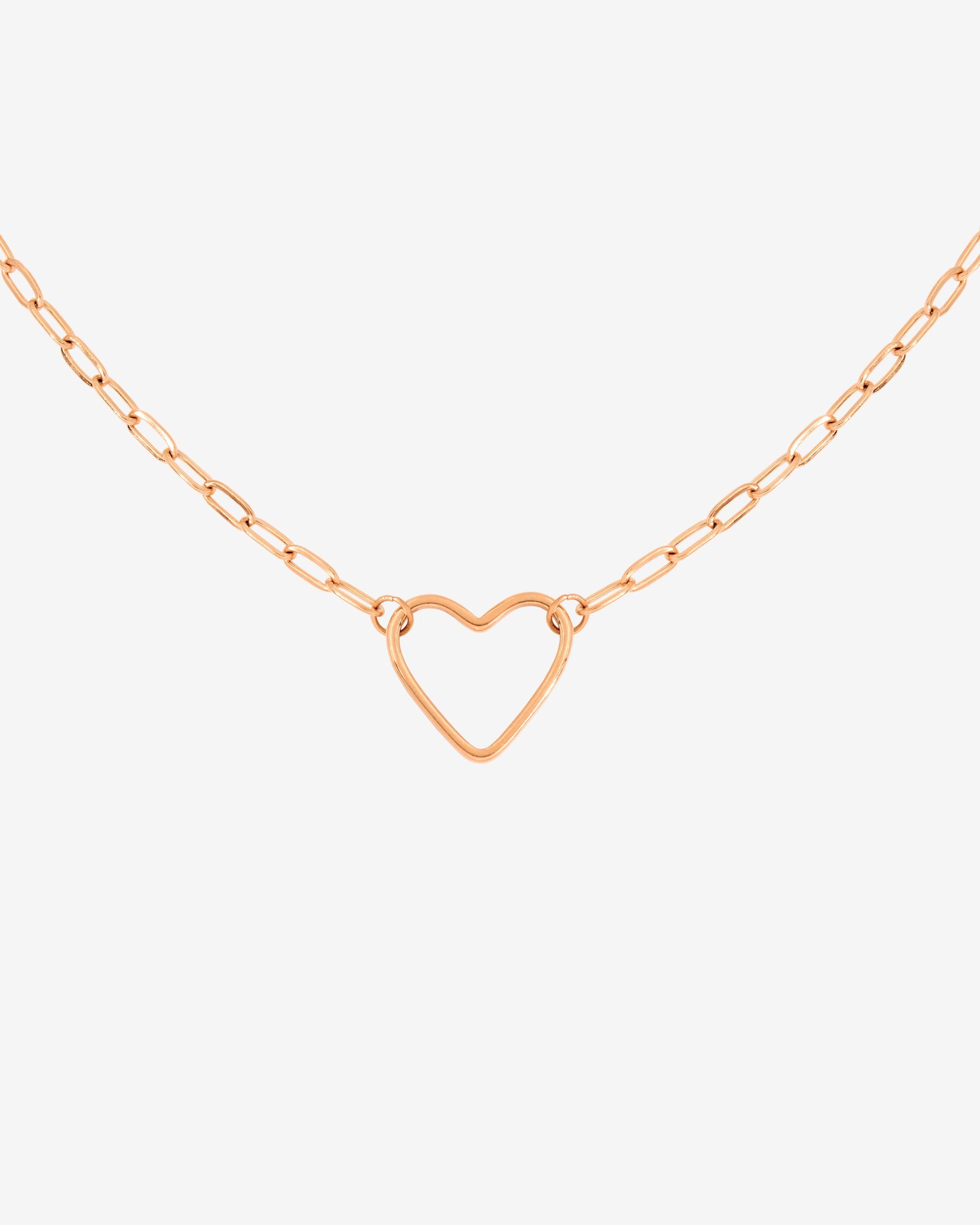 Loving Heart Necklace Roségold