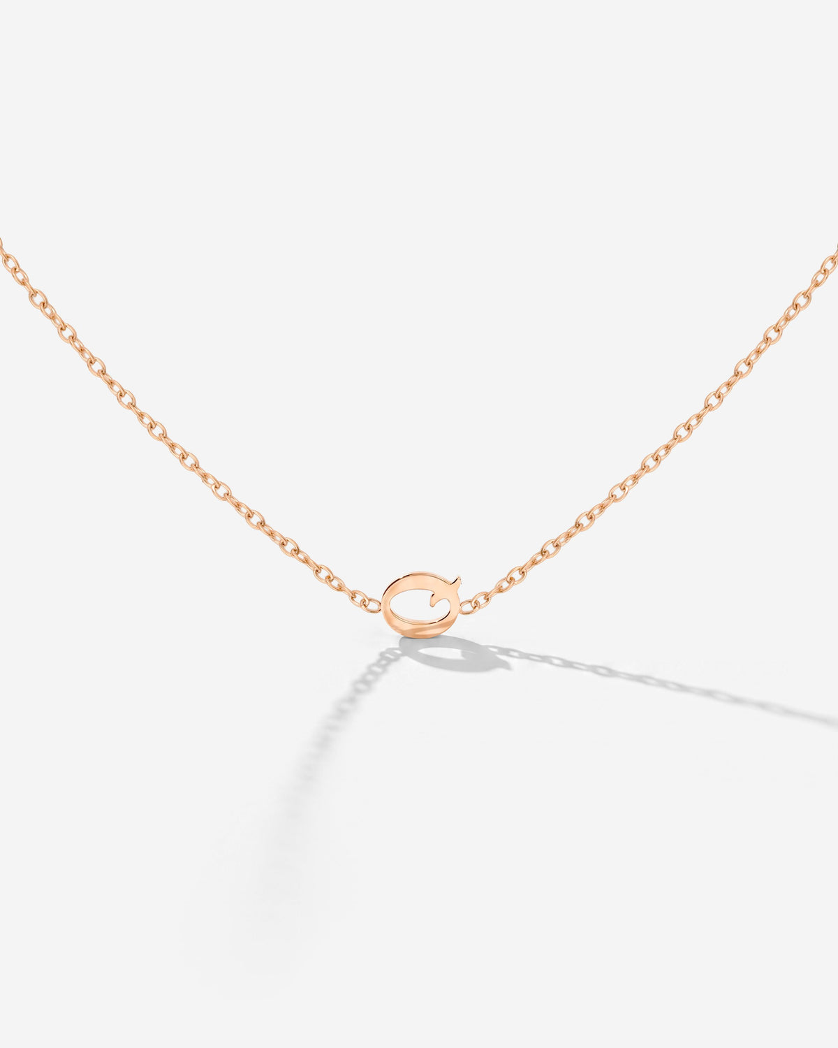 Tiny Letter Necklace