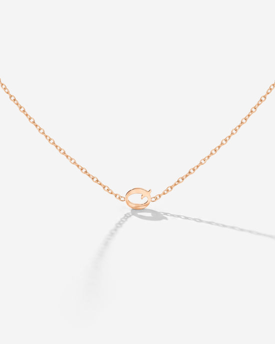 Tiny Letter Necklace