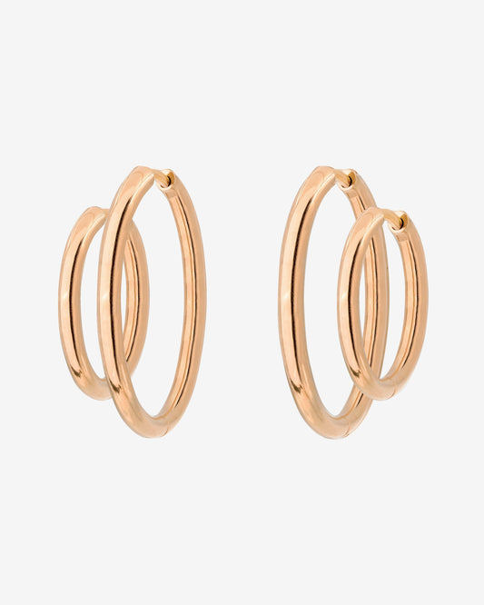 Clean Hoop Bundle Midi Roségold