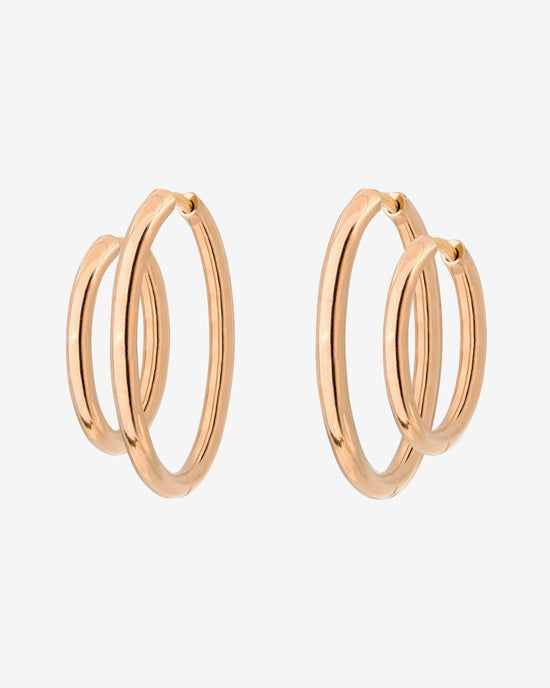 Clean Hoop Bundle Midi Roségold