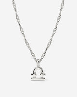 Libra Bubble Necklace Silber