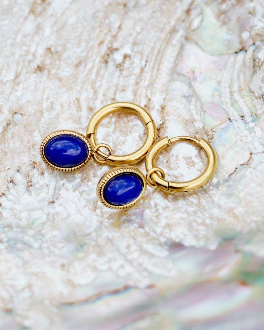 Deep Sea Hoop Set Small Gold