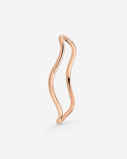 Slim Wave Ring Roségold