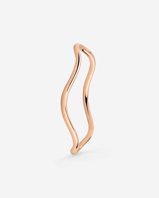 Slim Wave Ring Roségold