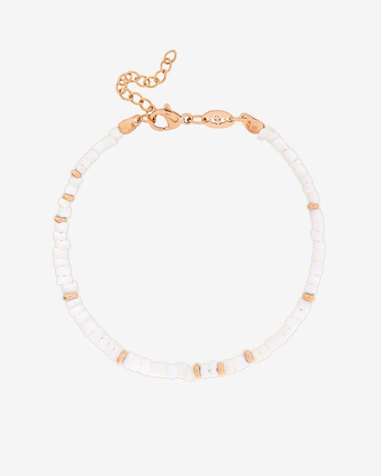 Puka Shell Bracelet Roségold