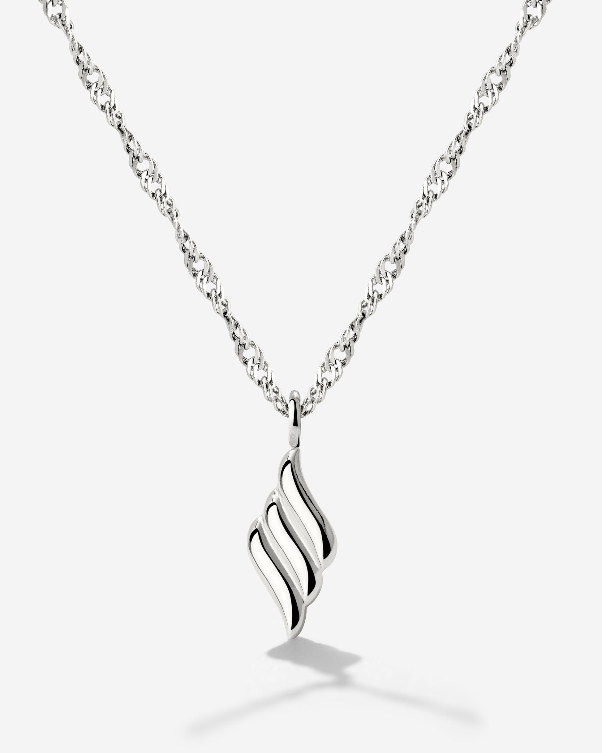 Lustrous Pendant Necklace Silber
