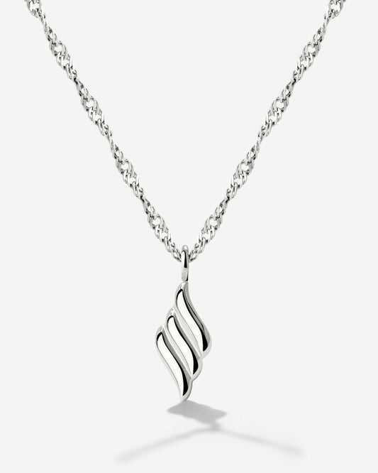 Lustrous Pendant Necklace Silber