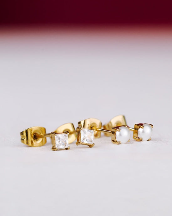 North Star Studs Roségold