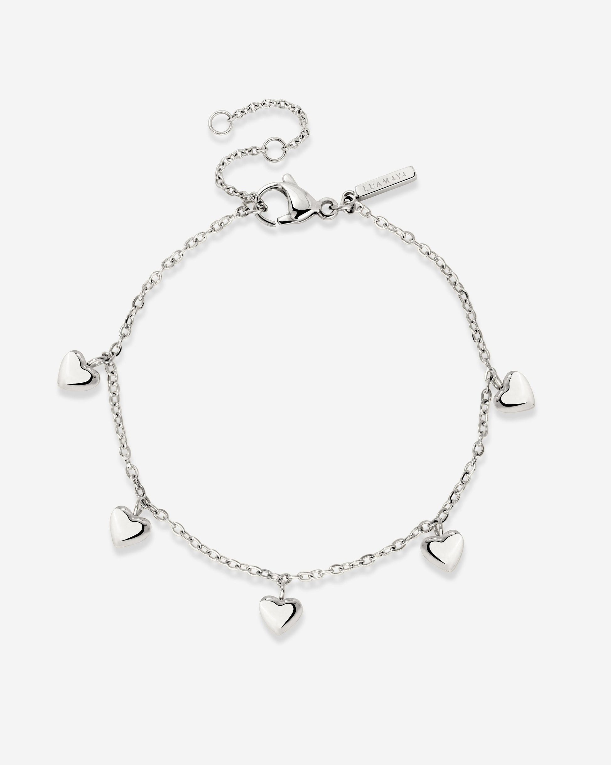 Lovely Heart Bracelet Silber