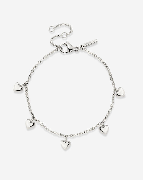 Lovely Heart Bracelet Silber