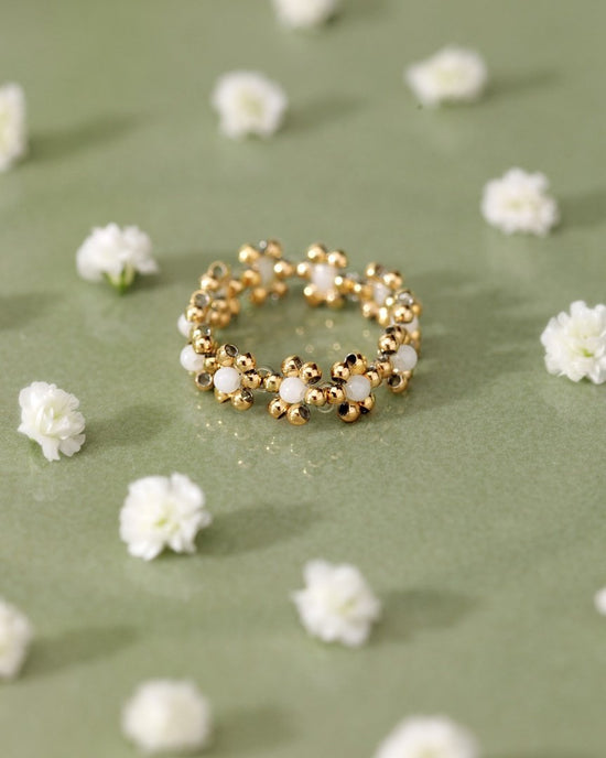 Flowery Ring Gold