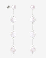 Pure Love Pearl Earrings Silber