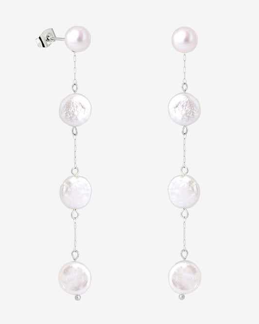Pure Love Pearl Earrings Silber