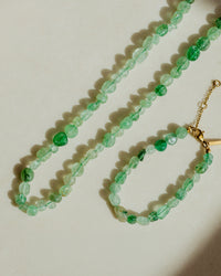 Sea Glass Necklace Silber