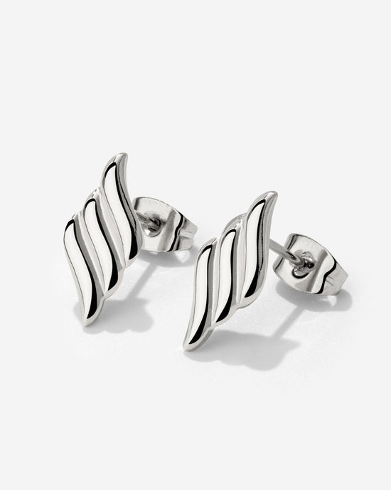Lustrous Studs Silber