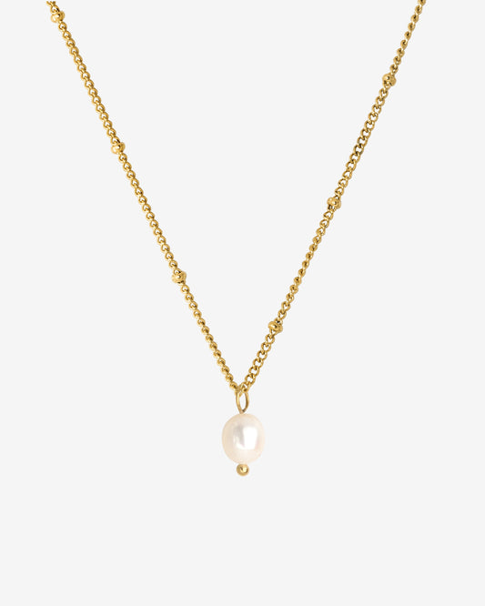 Baby Pearl Necklace Gold