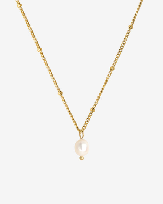 Baby Pearl Necklace Gold