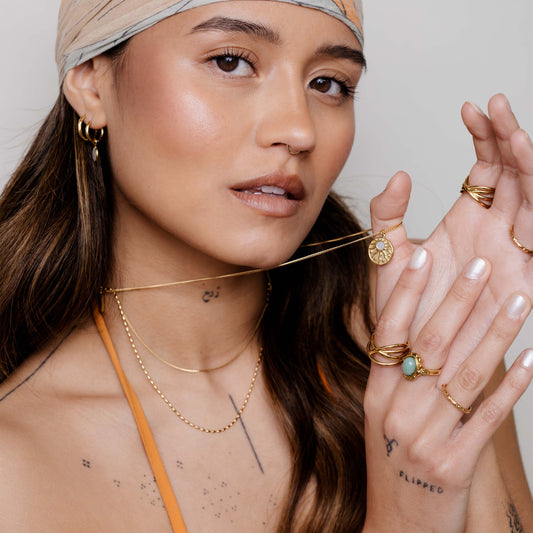 Sun Chaser Necklace Gold