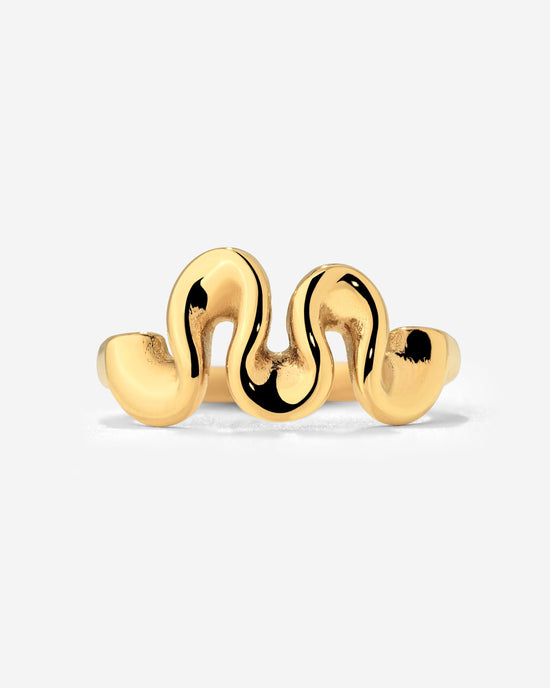 Swirl Ring Gold