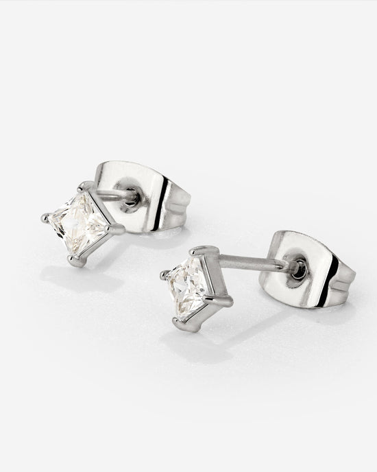 North Star Studs Silber