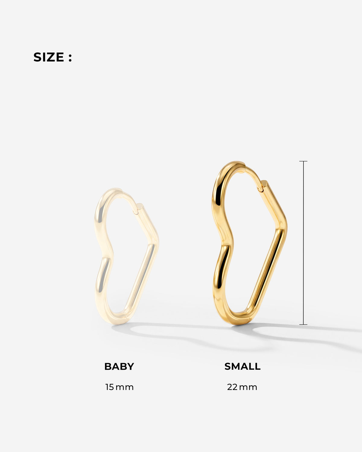 Heartily Hoops Small Roségold
