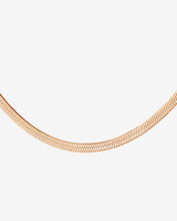 Slim Herringbone Necklace Roségold