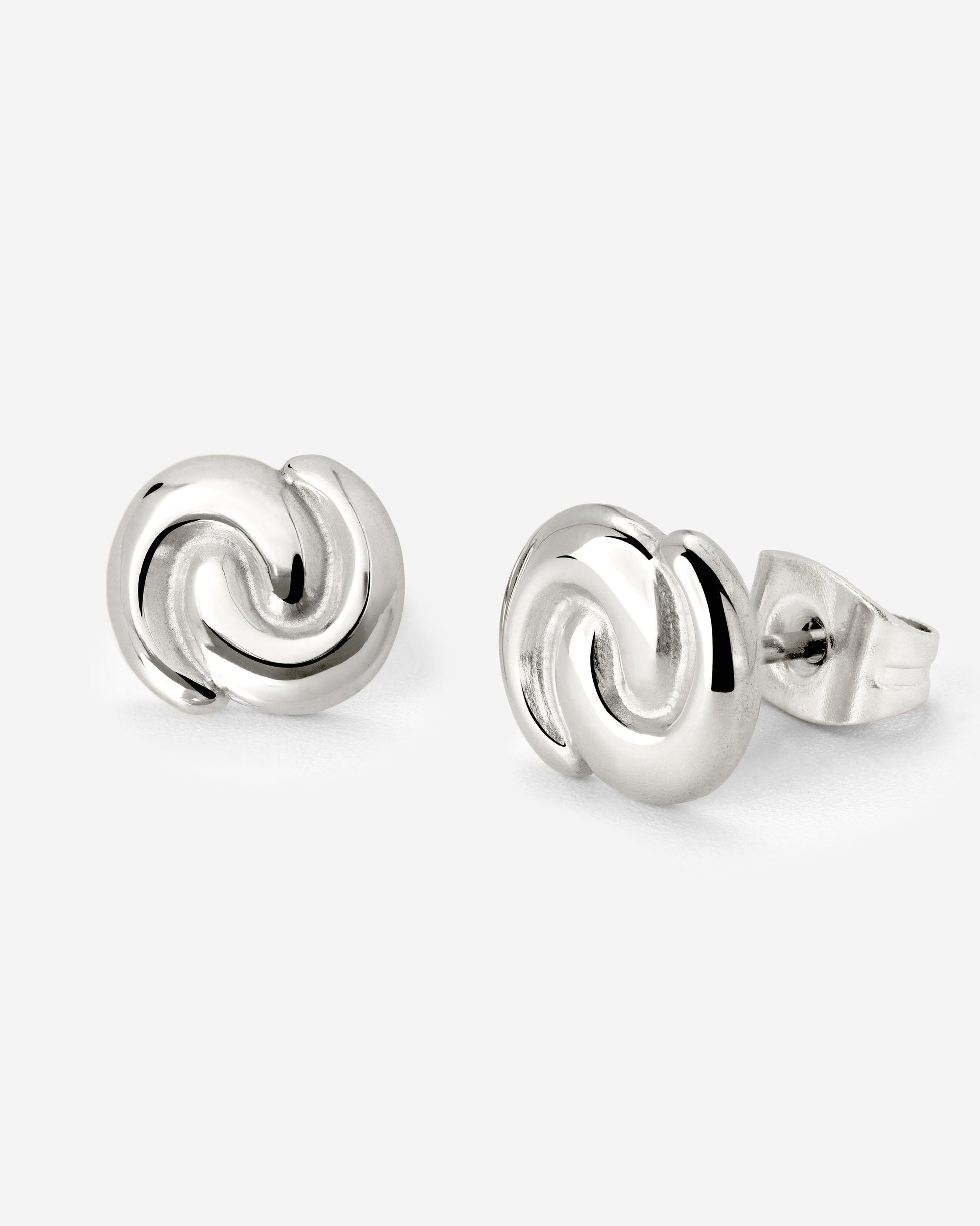 Tides of Time Studs Silber