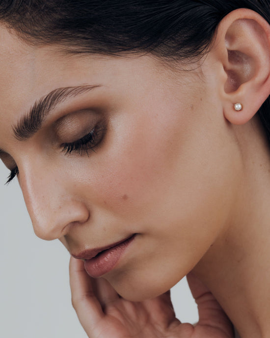 Dream Pearl Studs Silber