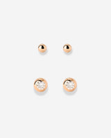 Delicate Gleam Stud Bundle Roségold