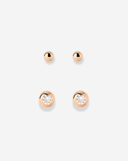 Delicate Gleam Stud Bundle Roségold
